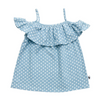 US stockist of Radicool Kids Heart Chambray Ruffle Top