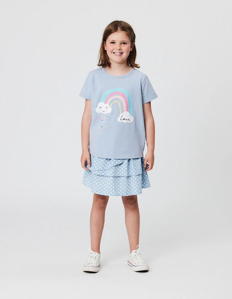 US stockist of Radicool Kids Rainbow Love T-Shirt