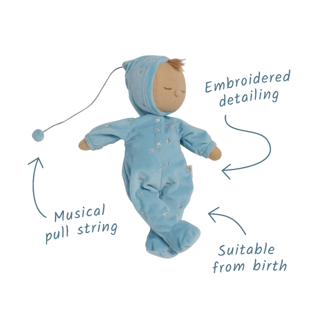 US stockist of Olli Ella's Leo Baby Blue Lullaby Dozy Dinkum