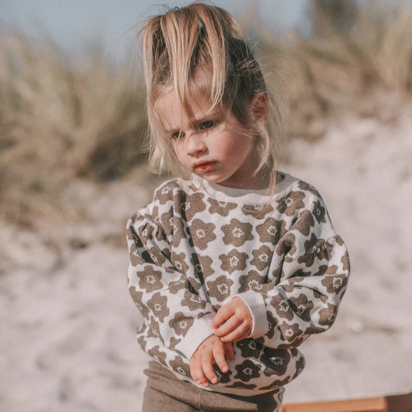 US stockist of Grown Clothing's Flower Drum Knit Sweater