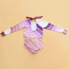 US stockist of Saint Ida's Purple Sands Rainbow  two piece swimsuit