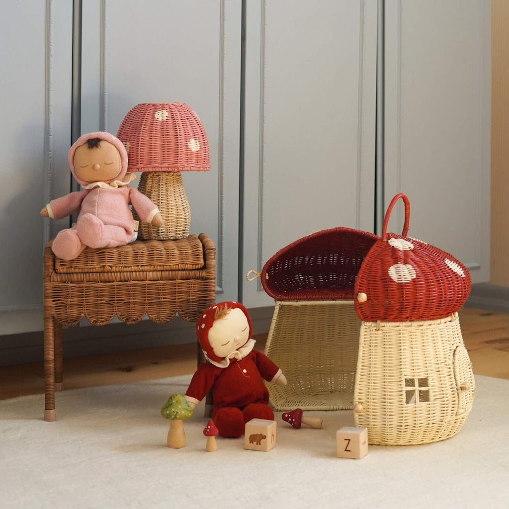 US stockist of Olli Ella's Red Mushroom Doll House