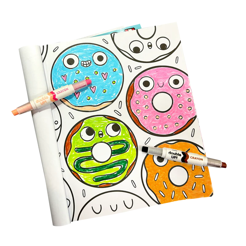 US stockist of Ooly's set of 6 Double Up!  Double Ended Crayons
