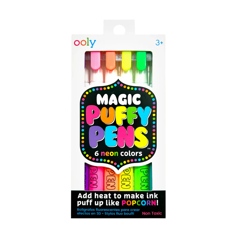 US stockist of Ooly's Magic Puffy Pens