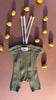 US stockist of Silly Silas' Olive Shorty Tights with Striped Braces