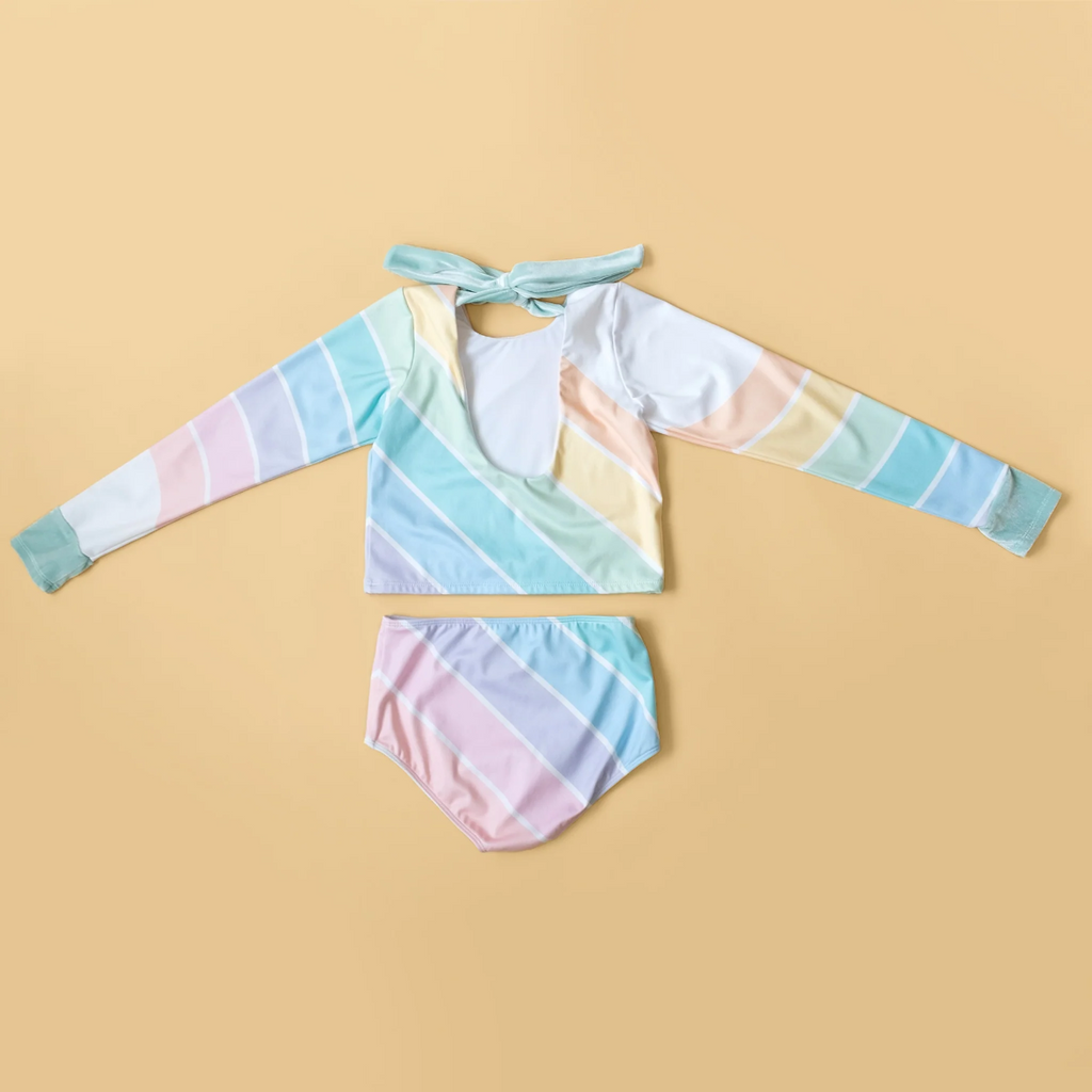US stockist of Saint Ida's West Coast Rainbow  two piece swimsuit