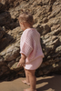 US stockist of Belle & Sun's Crochet Shorts in Cherry Blossom