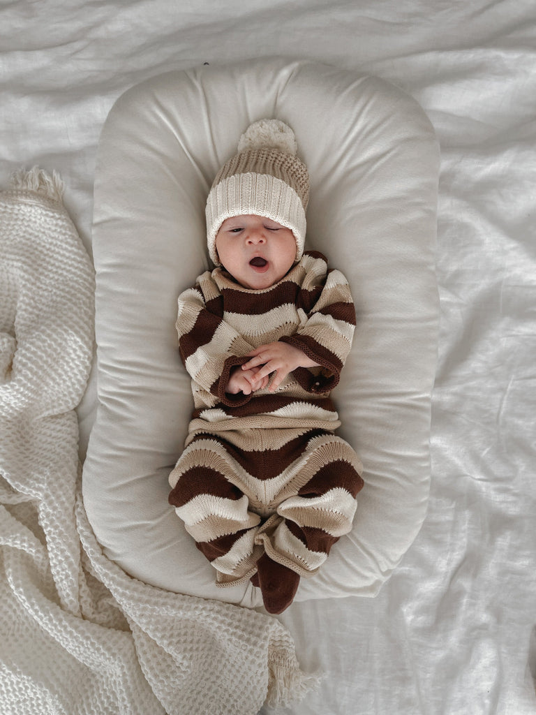 US stockist of Belle & Sun's Wave Sweater in Earth.