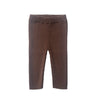 US stockist of Belle & Sun's gender neutral ribbed leggings in Dark Brown
