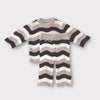 US stockist of Belle & Sun's Wave knit pants in Earth.