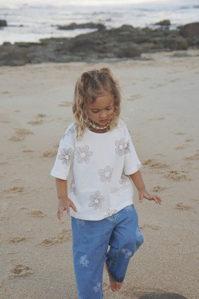 US stockist of Belle & Sun's Flower Denim Jeans
