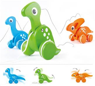US stockist of PinToy's Brachiosaurus pull along toy
