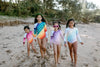 US stockist of Saint Ida's Purple Sands Rainbow One Piece Long Sleeve Swimsuit
