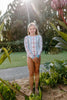 US stockist of Saint Ida's Primrose One Piece long sleeve swimsuit