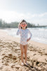 US stockist of Saint Ida's Cotton Candy One Piece long sleeve swimsuit