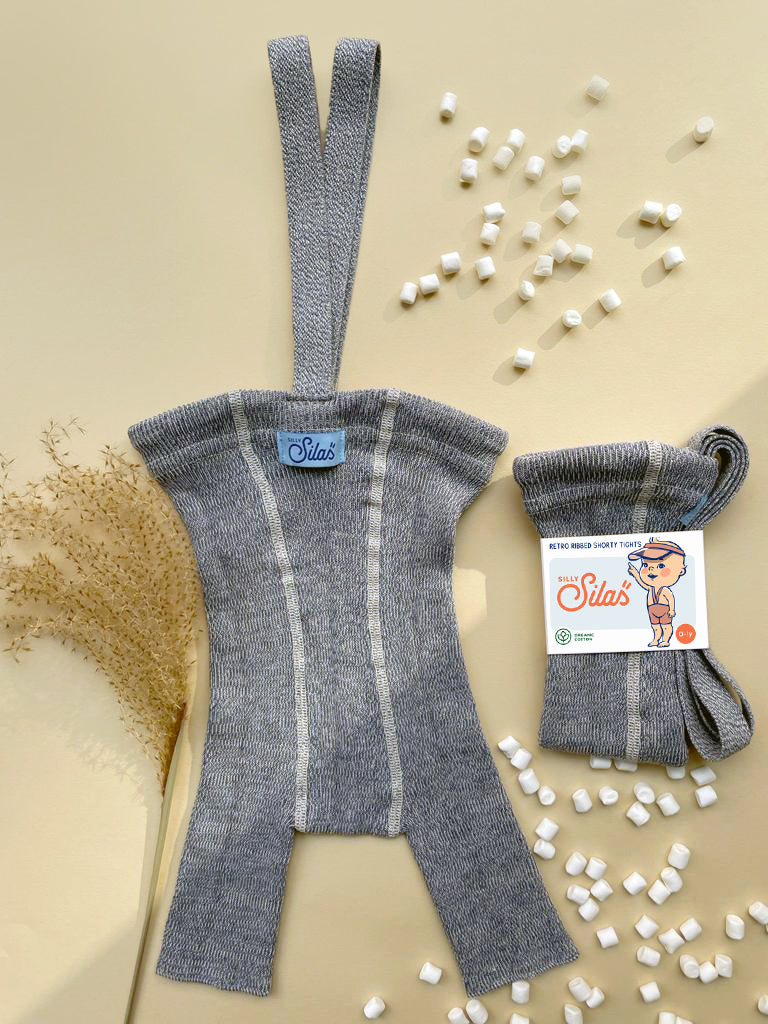 US stockist of Silly Silas' Shorty Tights in Marshmallow Sky