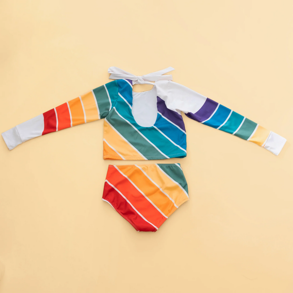 US stockist of Saint Ida's Forever Summer Rainbow  two piece swimsuit