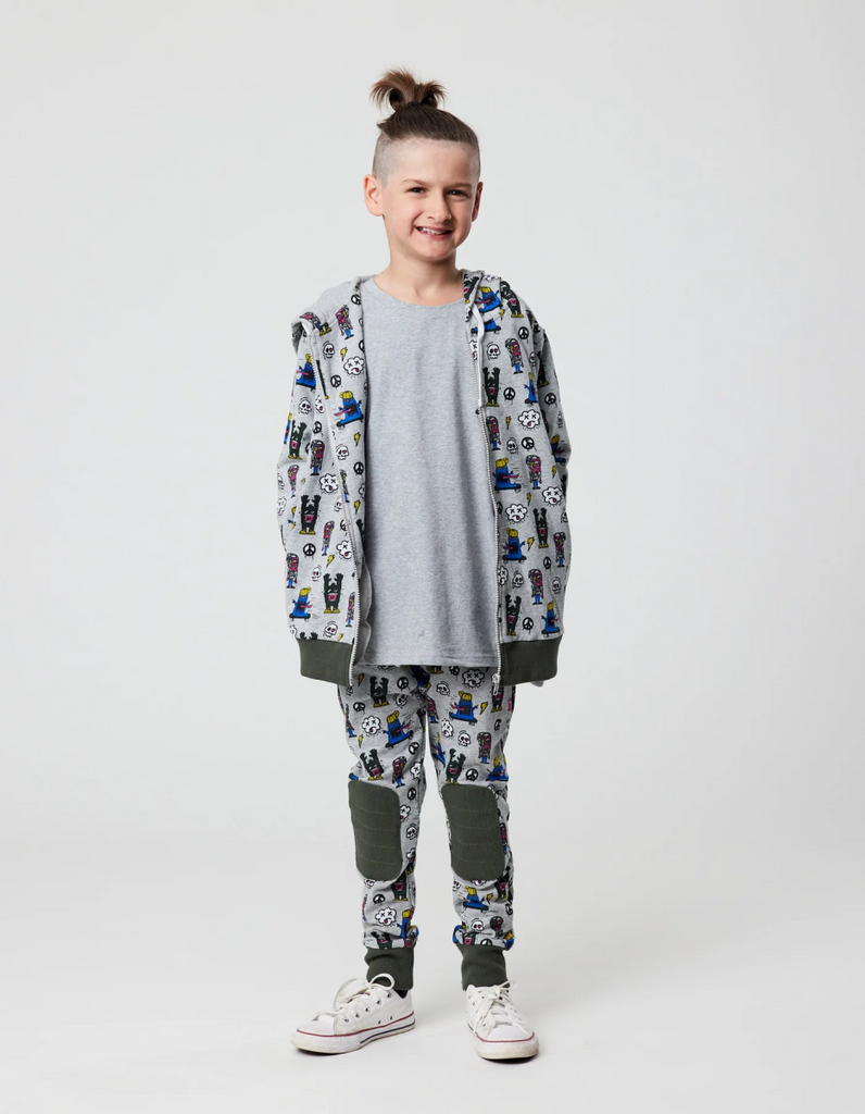 US stockist of Radicool Kids Monsters Zip Hooded Jacket