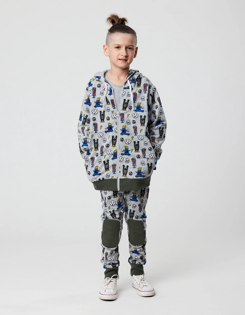 US stockist of Radicool Kids Monsters Zip Hooded Jacket