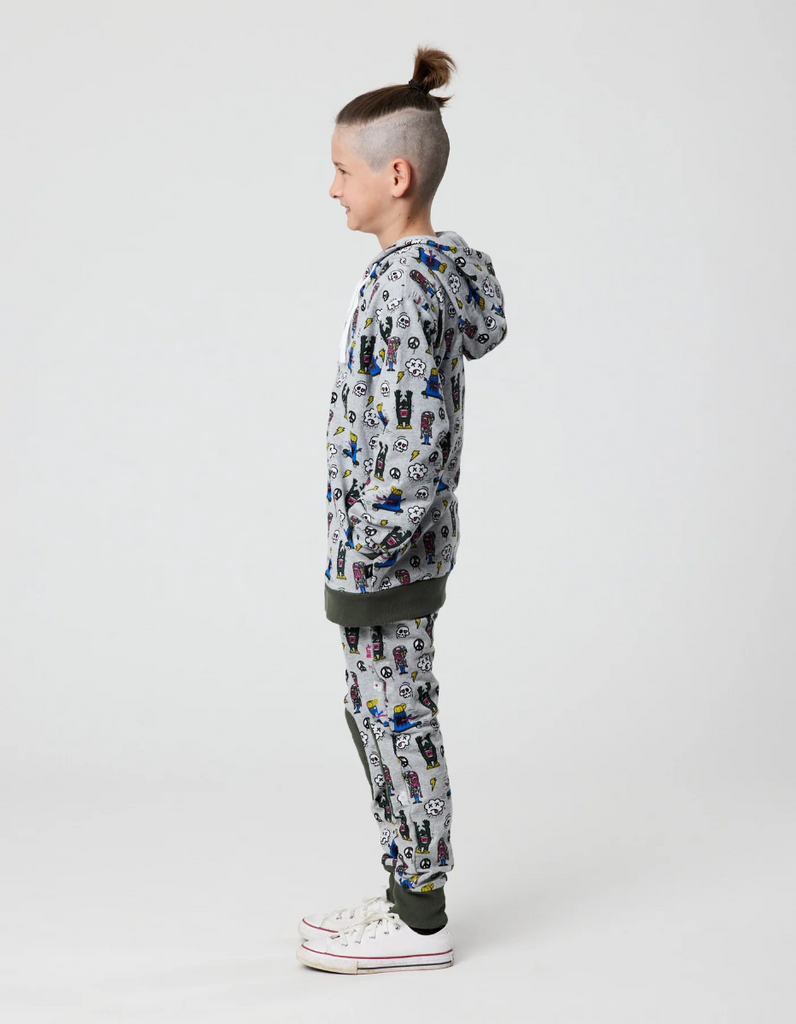 US stockist of Radicool Kids Monsters Zip Hooded Jacket