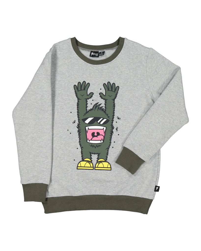 US stockist of Radicool Kids Monster Dude Crew Sweatshirt