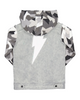 US stockist of Radicool Kids Geo Camo Denim Hooded Jacket