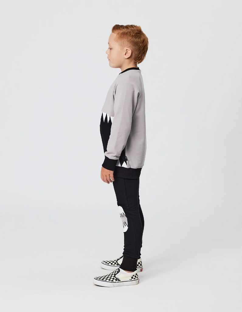 US stockist of Radicool Kids Shark Bite Crew Sweatshirt