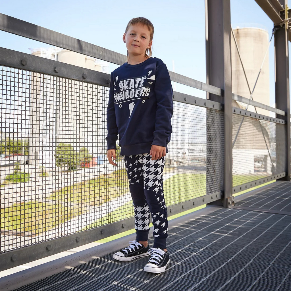 US stockist of Radicool Kids Skate Invaders Crew Sweatshirt