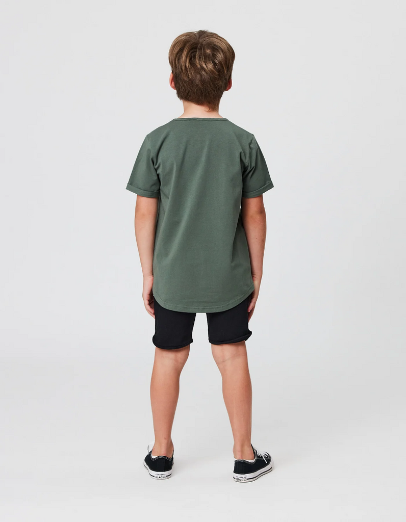 US stockist of Radicool Kids gender neutral Rad Tribe Black Shorts