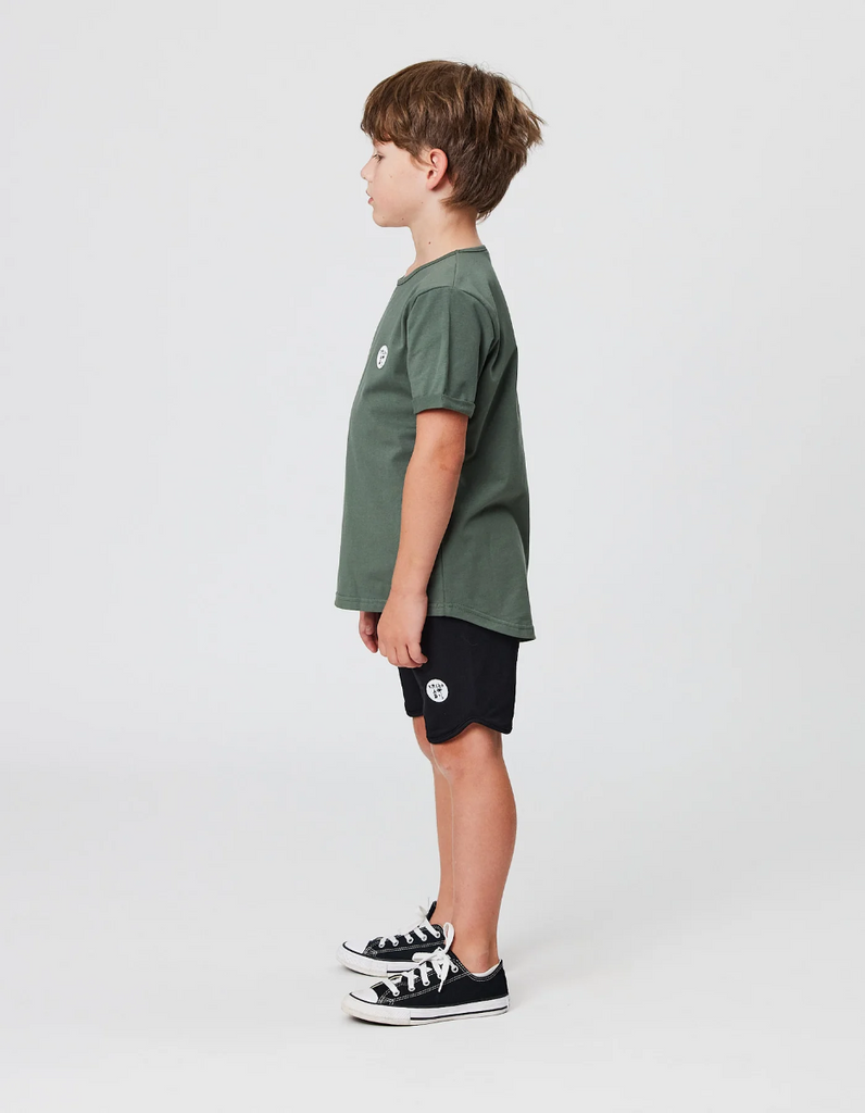 US stockist of Radicool Kids gender neutral Rad Tribe Black Shorts