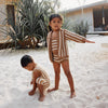 US stockist of Grown Clothing's gender neutral knitted Cedar button up cardigan.