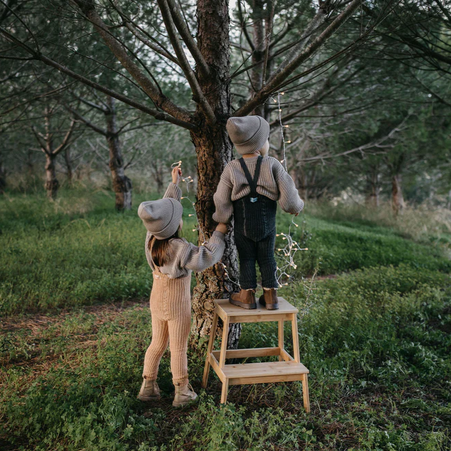 US stockist of Silly Silas' Granny Teddy Footless Tights in Light Brown