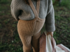 US stockist of Silly Silas' Granny Teddy Footless Tights in Light Brown