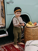 US stockist of Silly Silas' Hippy Footless Cotton Tights in Olive