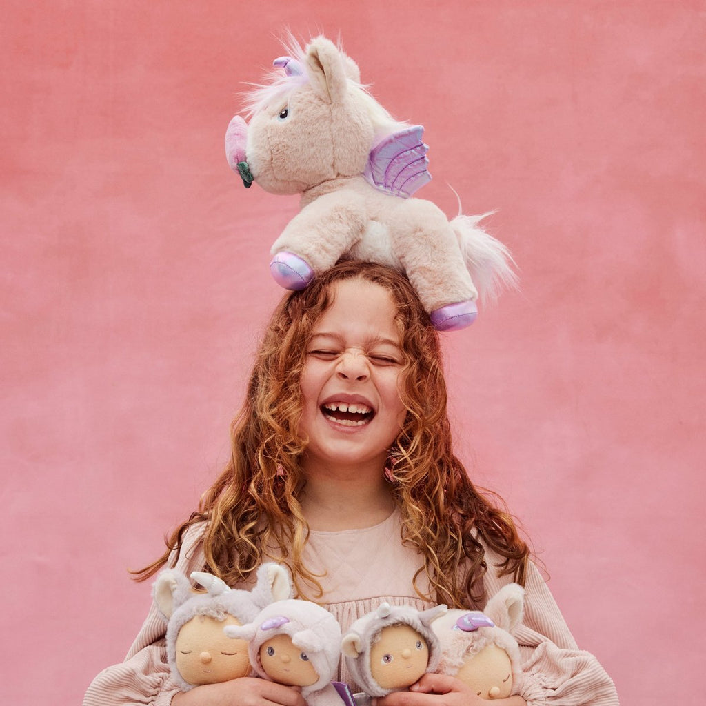 US stockist of Olli Ella's Dinkum Shimmer Pink Unicorn