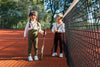 US stockist of Silly Silas' Retro Champs Footless Olive Striped Tights