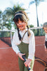 US stockist of Silly Silas' Retro Champs Footless Olive Striped Tights