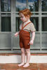 US stockist of Silly Silas' Cotton gender neutral shorty tights in Cinnamon.