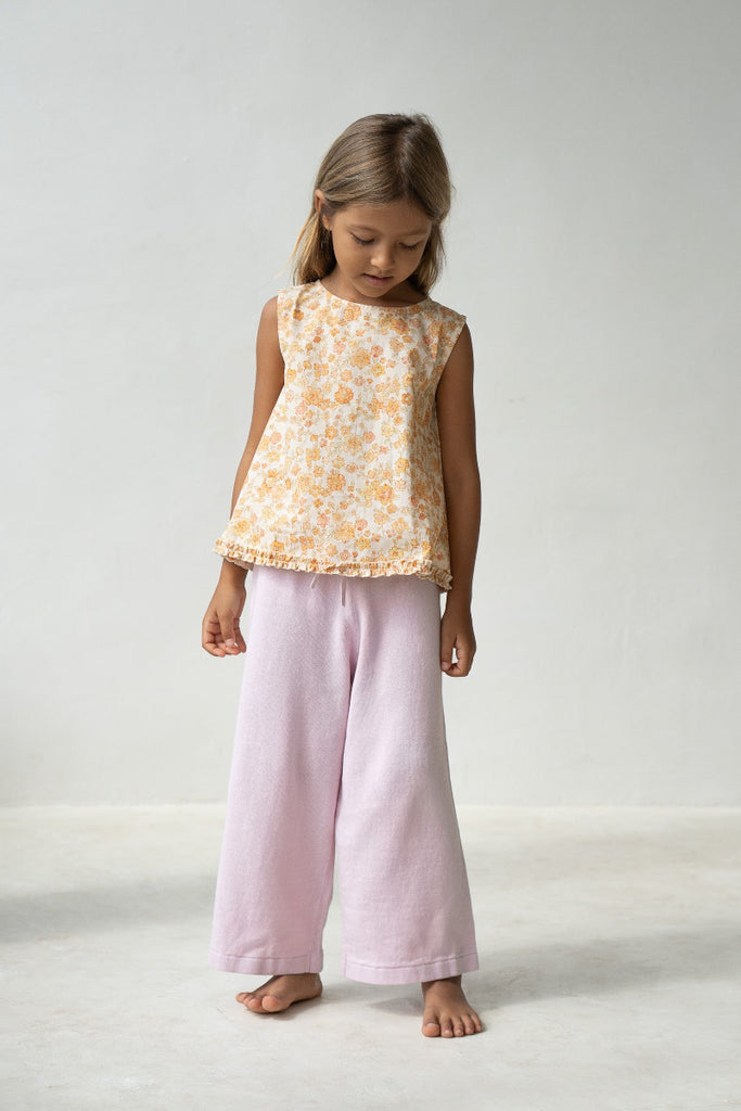 US stockist of Illoura the Label's Thin Knit Pants in Sweetpea