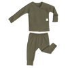Stockist of Bonsie's two piece set in Oliveyou