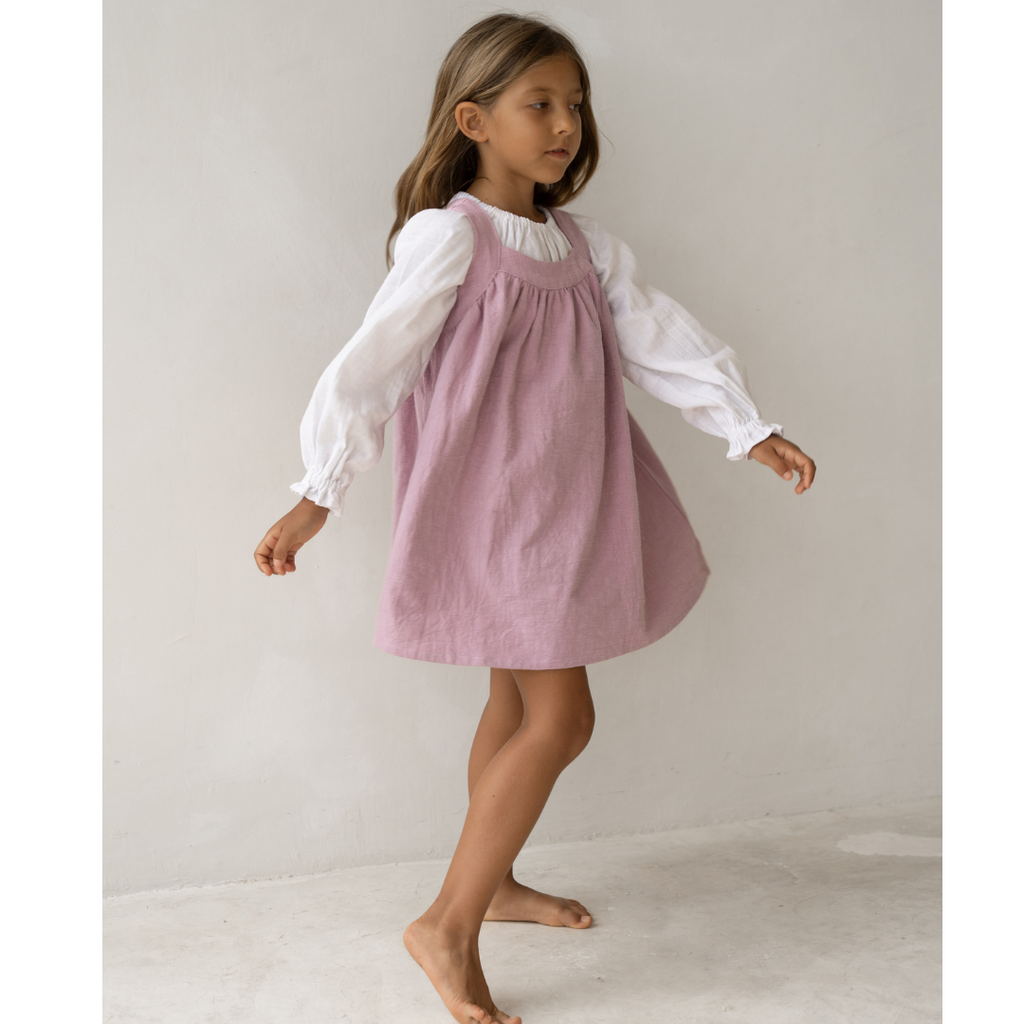 US stockist of Illoura the Label's Mauve Iluka Pinafore