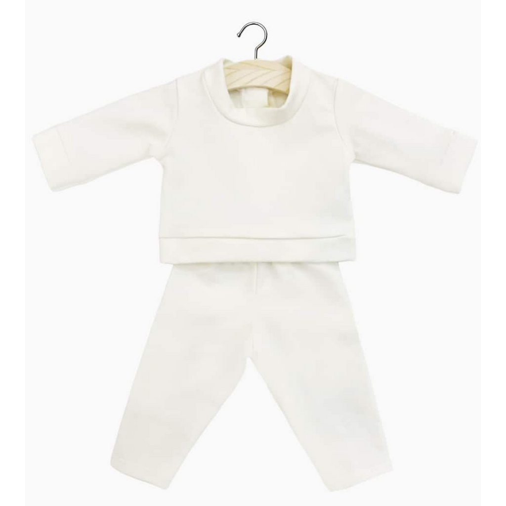 US stockist of Minikane's Sam Set in Ecru Jersey for Bambini dolls