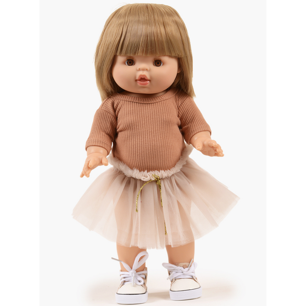 US stockist of Minikane's 2pc Josepha set in Brown Sugar and Beige