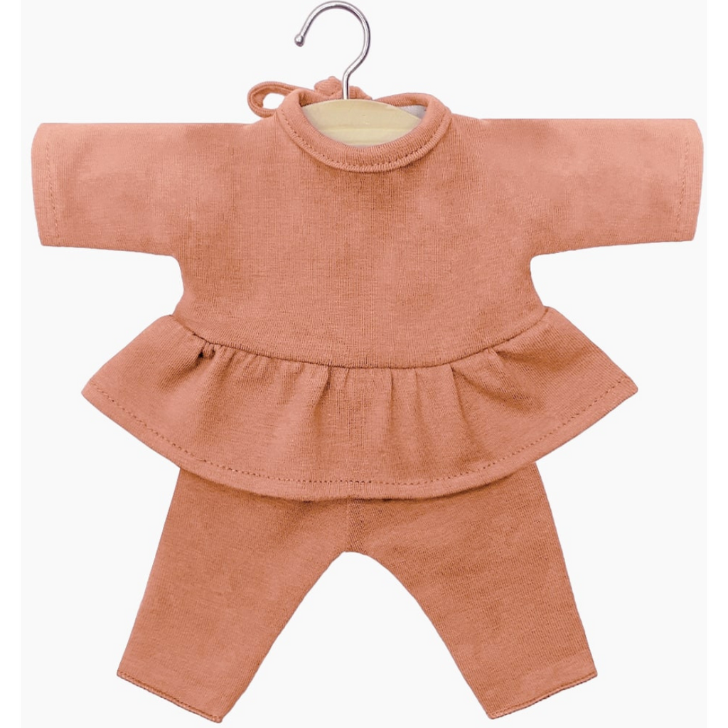 US stockist of Minikane's Babies Ophelia Set in Marsala Jersey