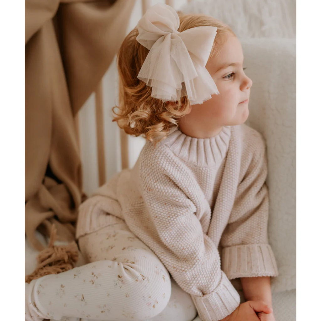 US stockist of Five O'Six' gender neutral Speckle Chunky Knit Sweater