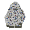 US stockist of Radicool Kids Monsters Zip Hooded Jacket