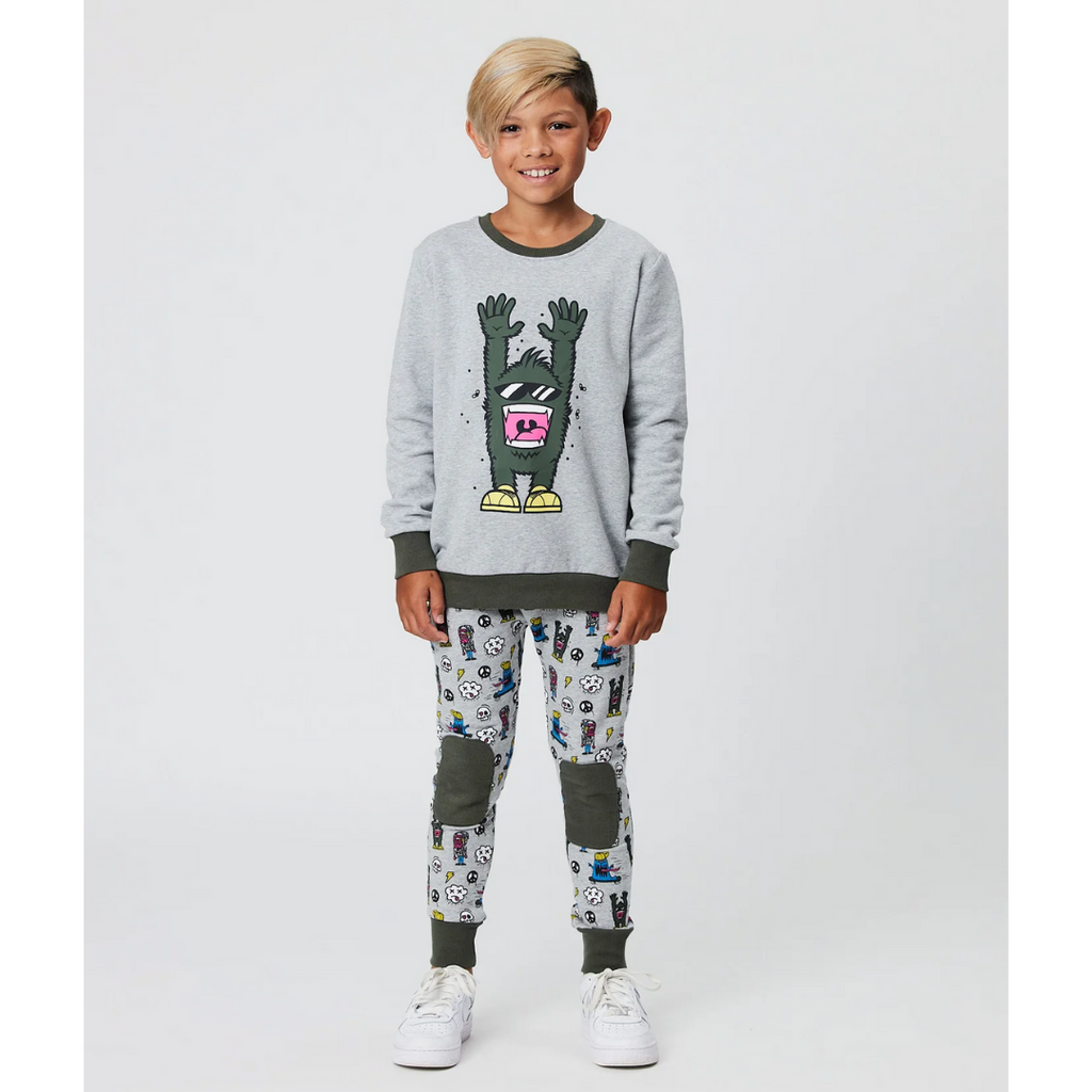 US stockist of Radicool Kids Monster Dude Crew Sweatshirt