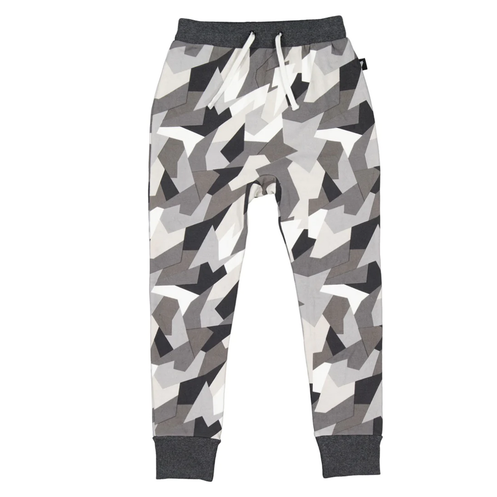 US stockist of Radicool Kids Geometric Camo River Panel Pant