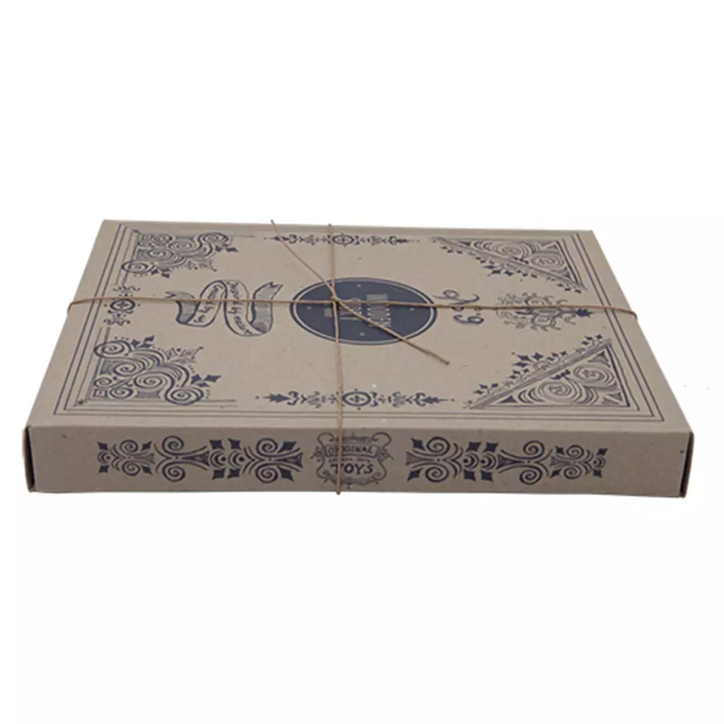 US stockist of Wooden Story's 54pc wooden natural blocks in tray