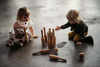US stockist of Wooden Story's 10Pc Natural Wooden Bowling Set